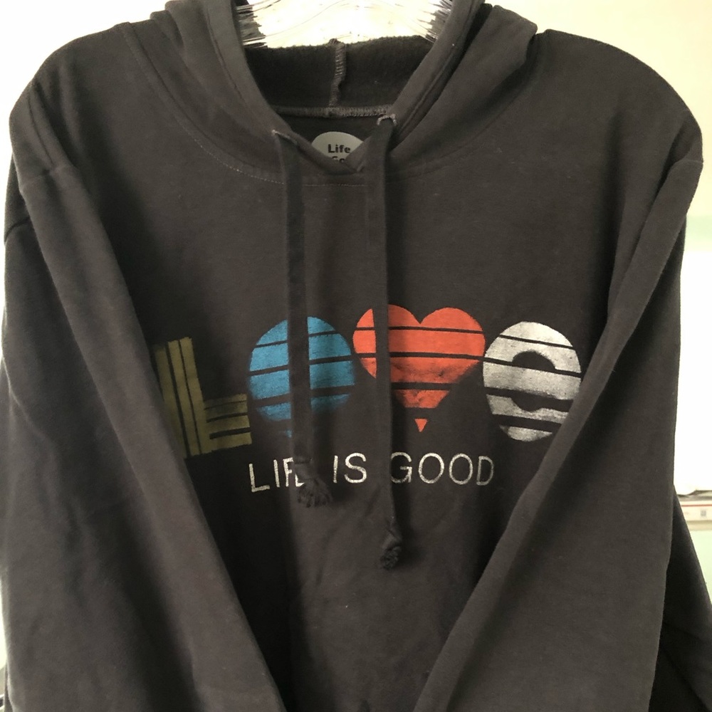 Life is Good “LOVE” hoodie